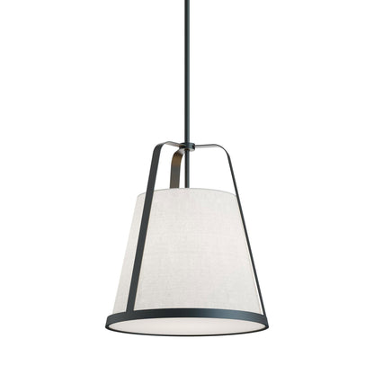 Lizzette Pendant Light in Black (16-Inch).
