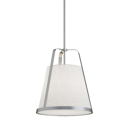 Lizzette Pendant Light in Satin Nickel (16-Inch).