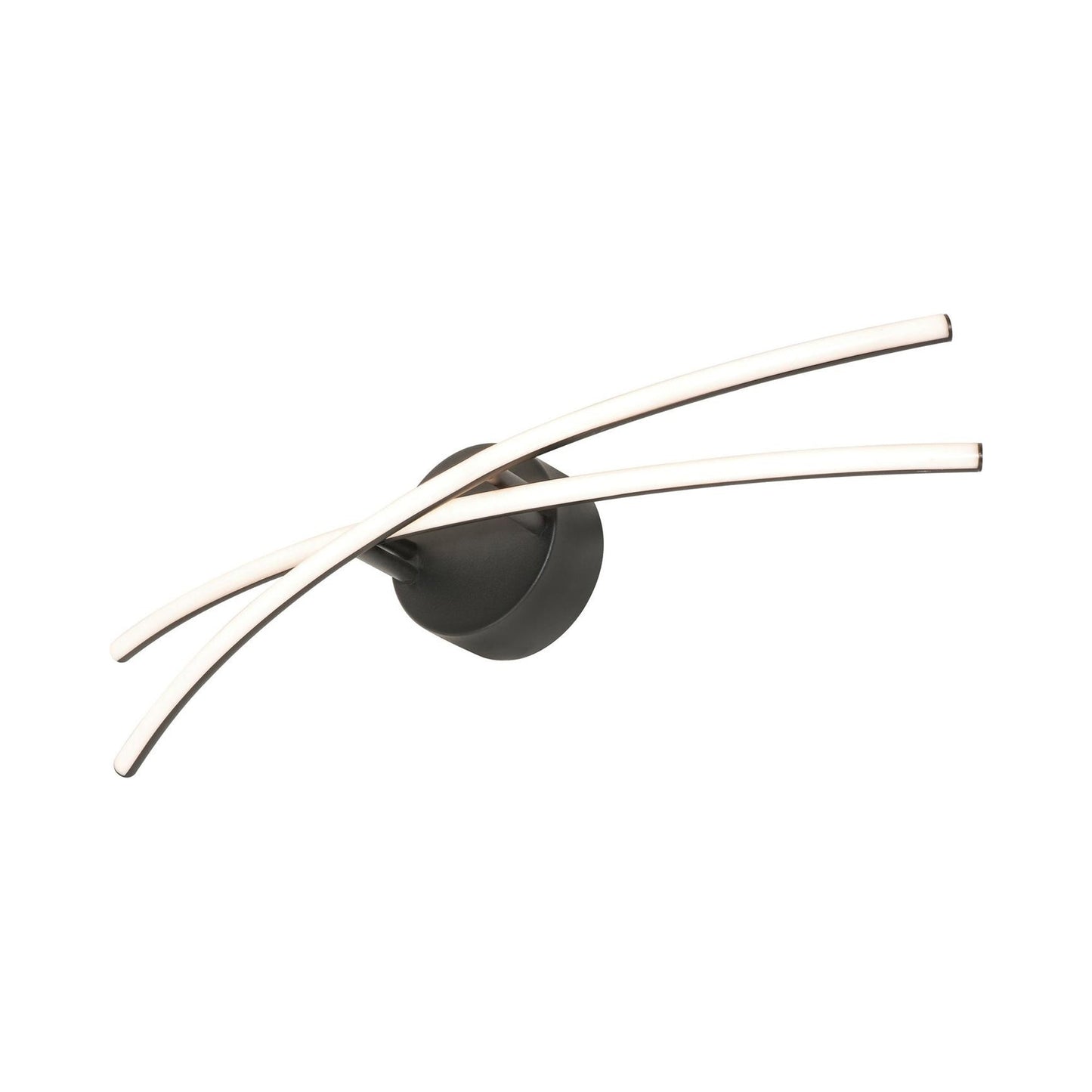 Lock LED Bath Vanity Light in Black.