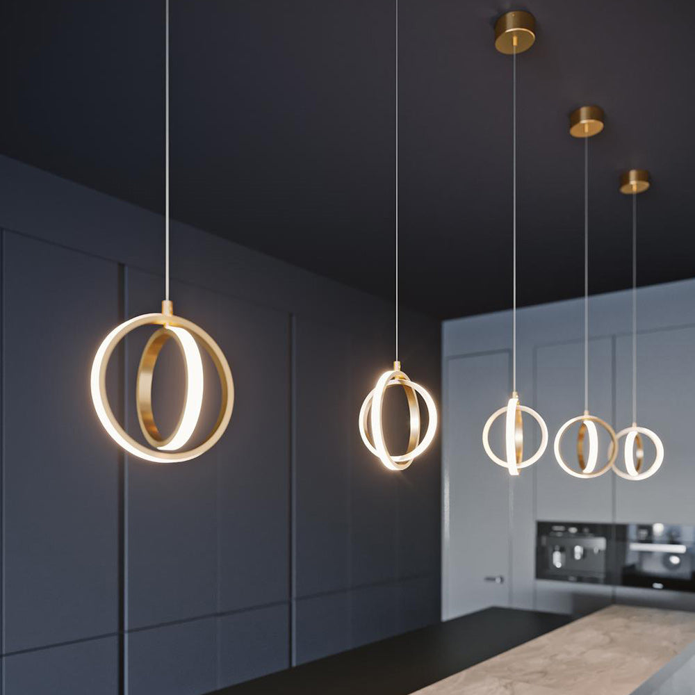 Lock LED Pendant Light in Detail.