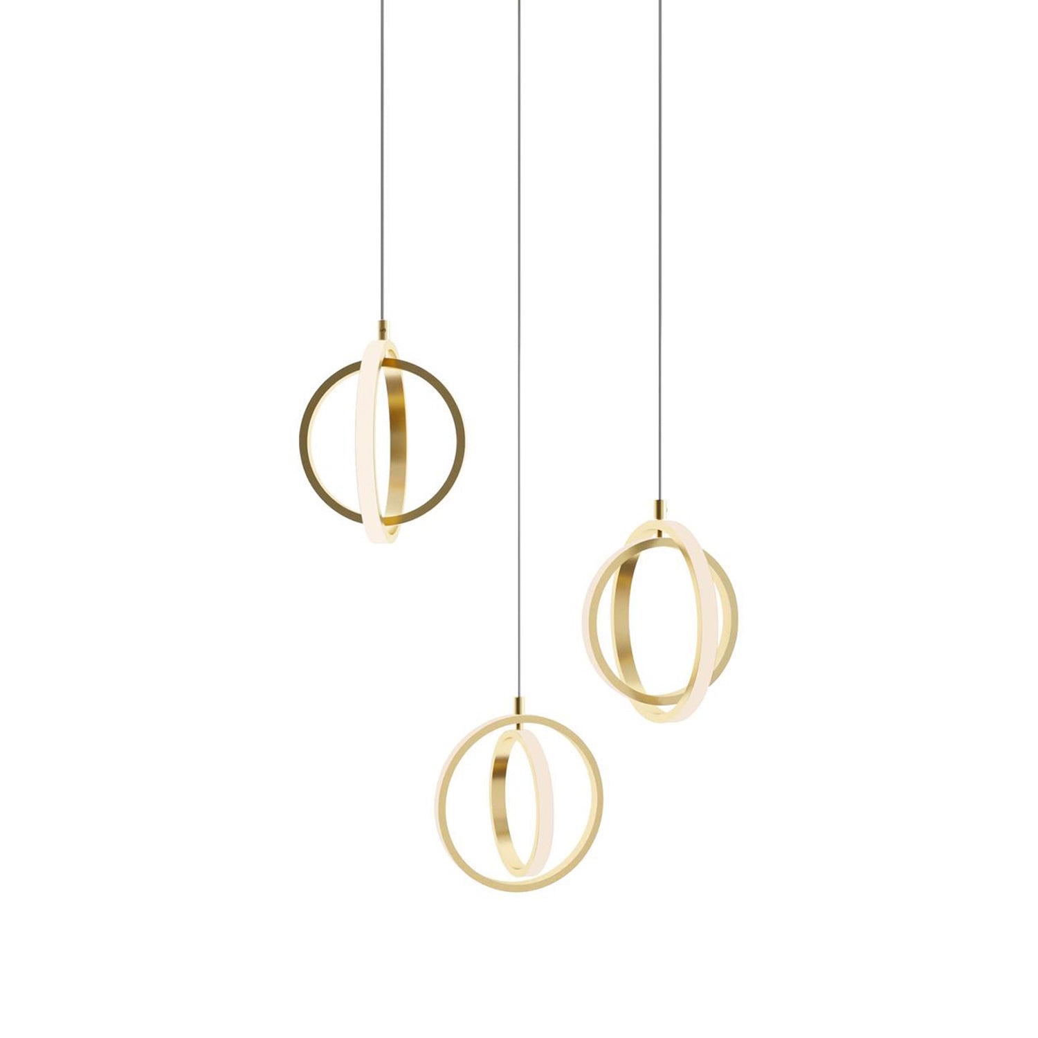 Lock Round LED Pendant Light in Detail.