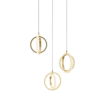 Lock Round LED Pendant Light in Detail.