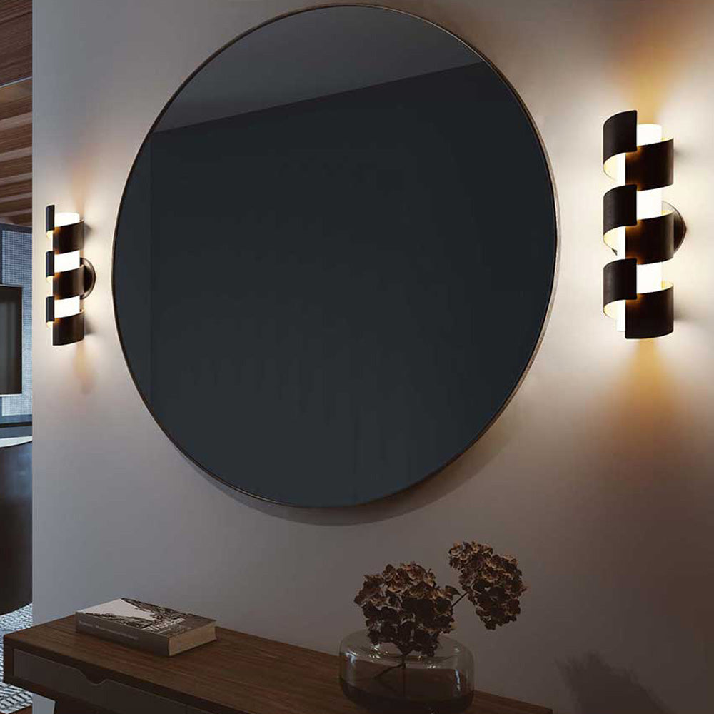 Louie LED Wall Light in living room.