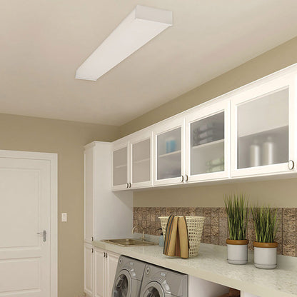 AFX Lighting LWL Flush Mount Ceiling Light in laundry room.