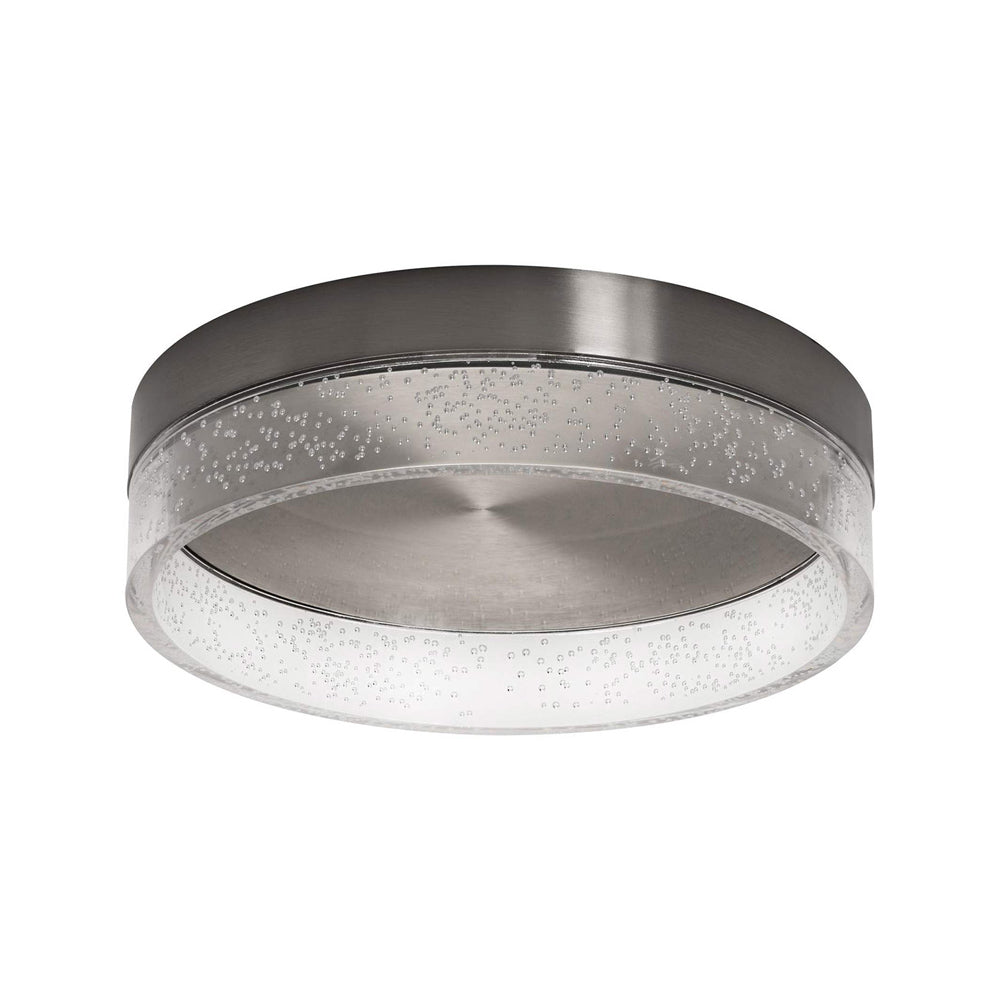 Maggie LED Flush Mount Ceiling Light in Satin Nickel (11.75-Inch).