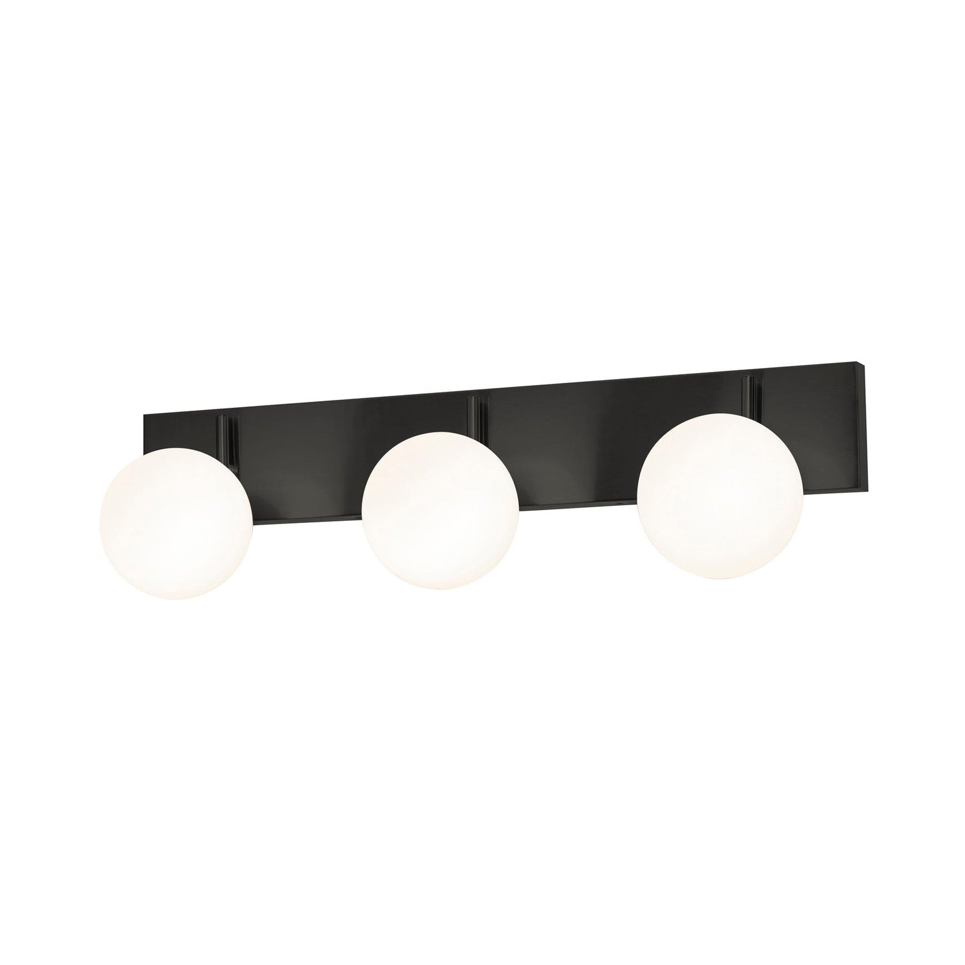 Metropolitan LED Bath Vanity Light in Black (3-Light).
