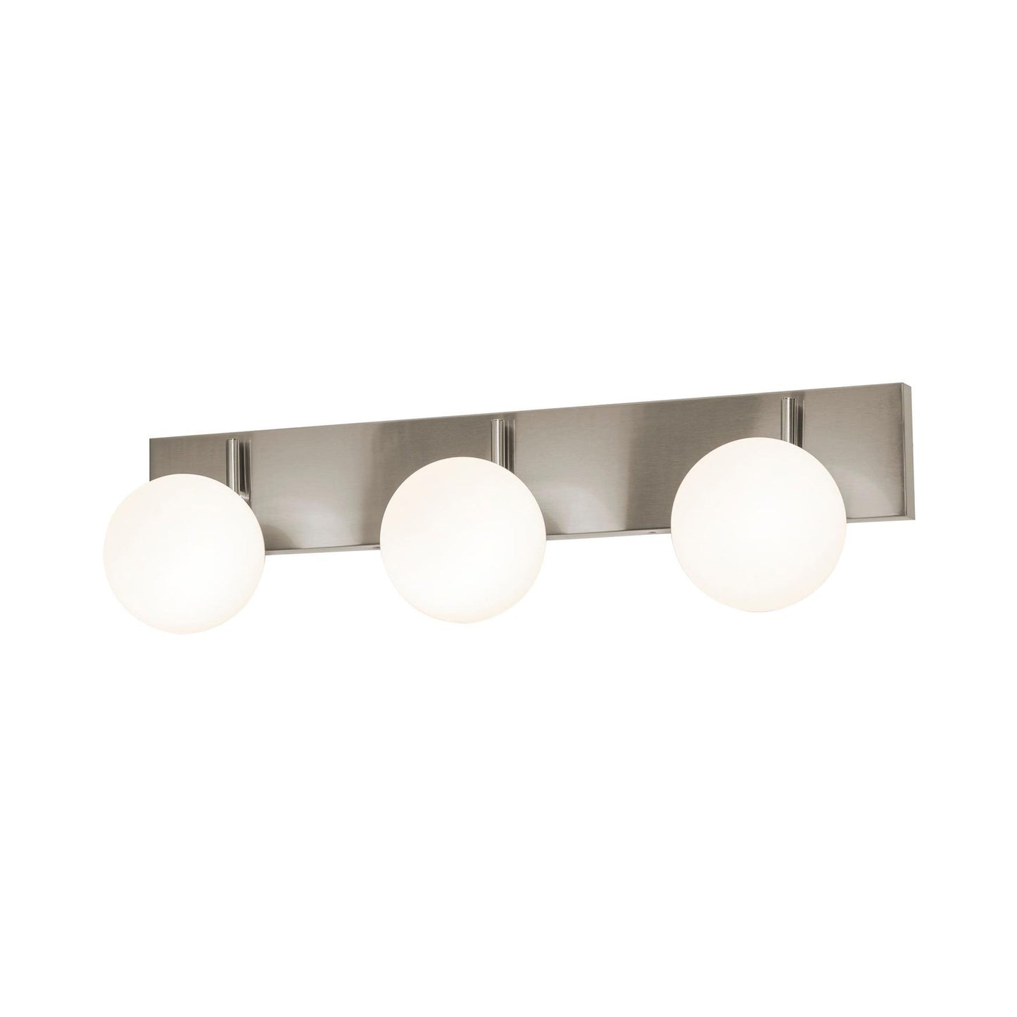 Metropolitan LED Bath Vanity Light in Satin Nickel (3-Light).