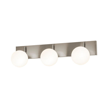 Metropolitan LED Bath Vanity Light in Satin Nickel (3-Light).