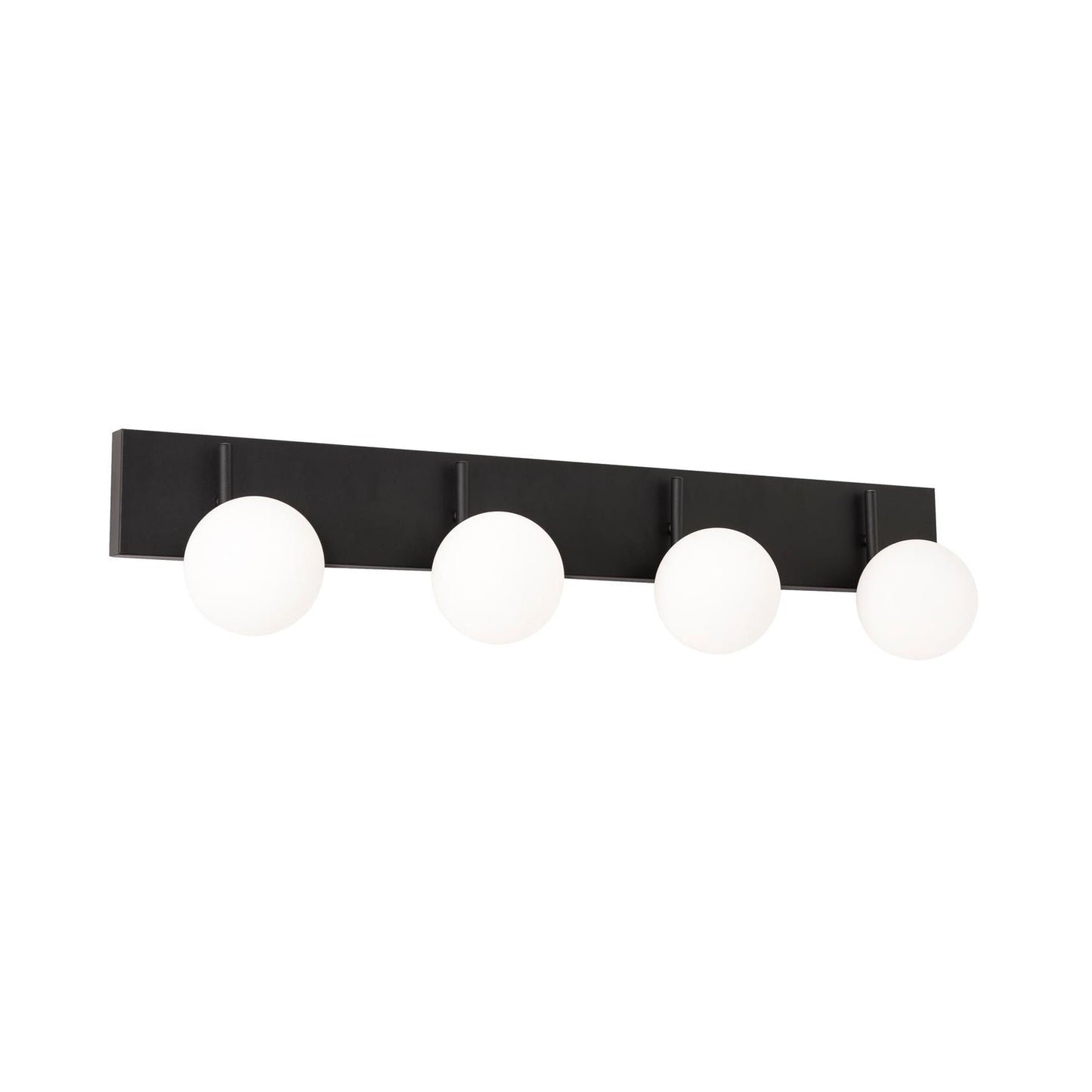 Metropolitan LED Bath Vanity Light in Black (4-Light).