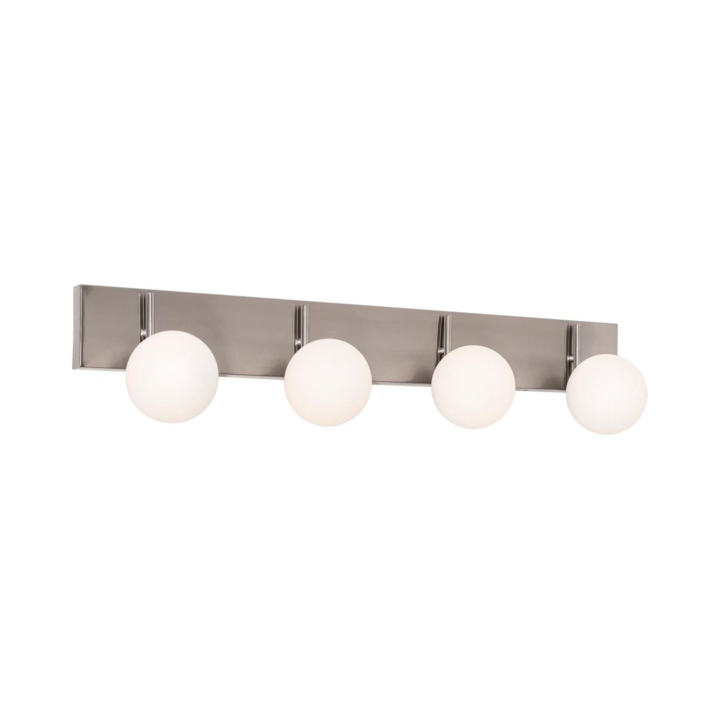 Metropolitan LED Bath Vanity Light in Satin Nickel (4-Light).