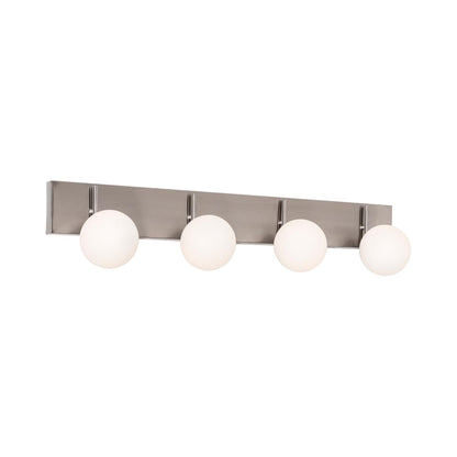Metropolitan LED Bath Vanity Light in Satin Nickel (4-Light).