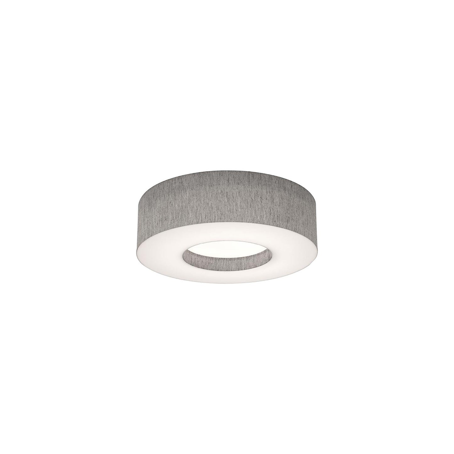 Montclair Flush Mount Ceiling Light in Grey (12.25-Inch).