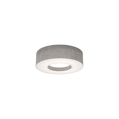 Montclair Flush Mount Ceiling Light in Grey (12.25-Inch).