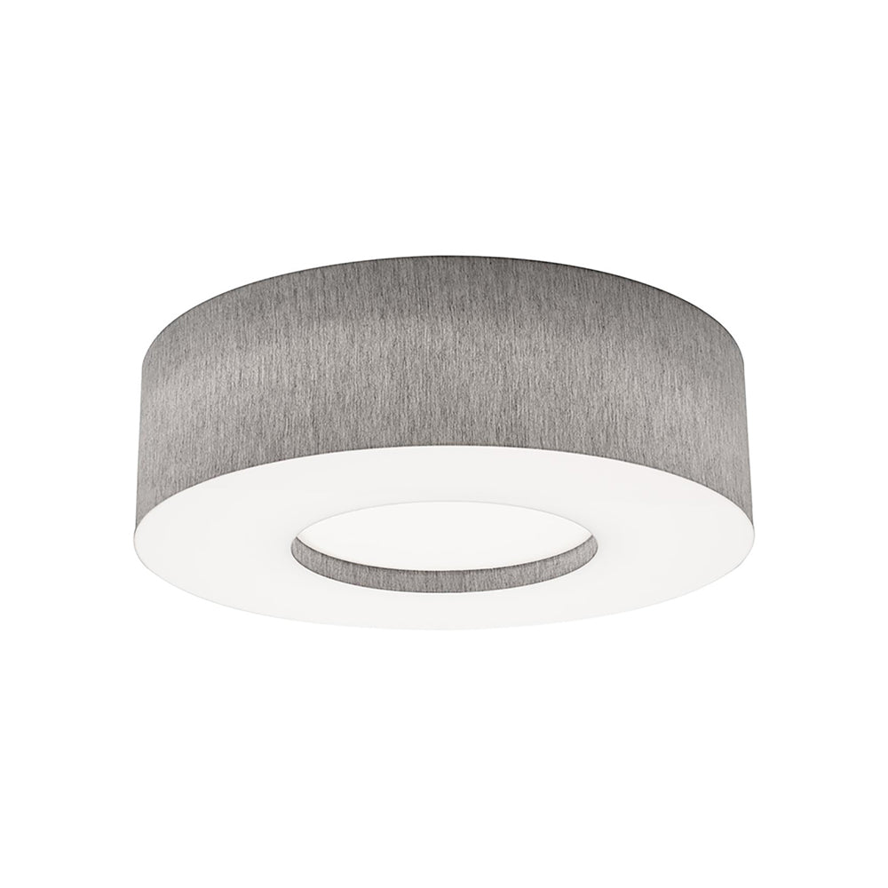 Montclair LED Flush Mount Ceiling Light in Grey (24-Inch).