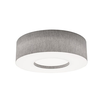 Montclair LED Flush Mount Ceiling Light in Grey (24-Inch).