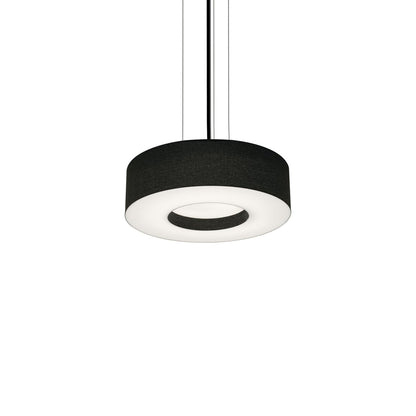 Montclair LED Pendant Light in Black/Black (12.25-Inch).