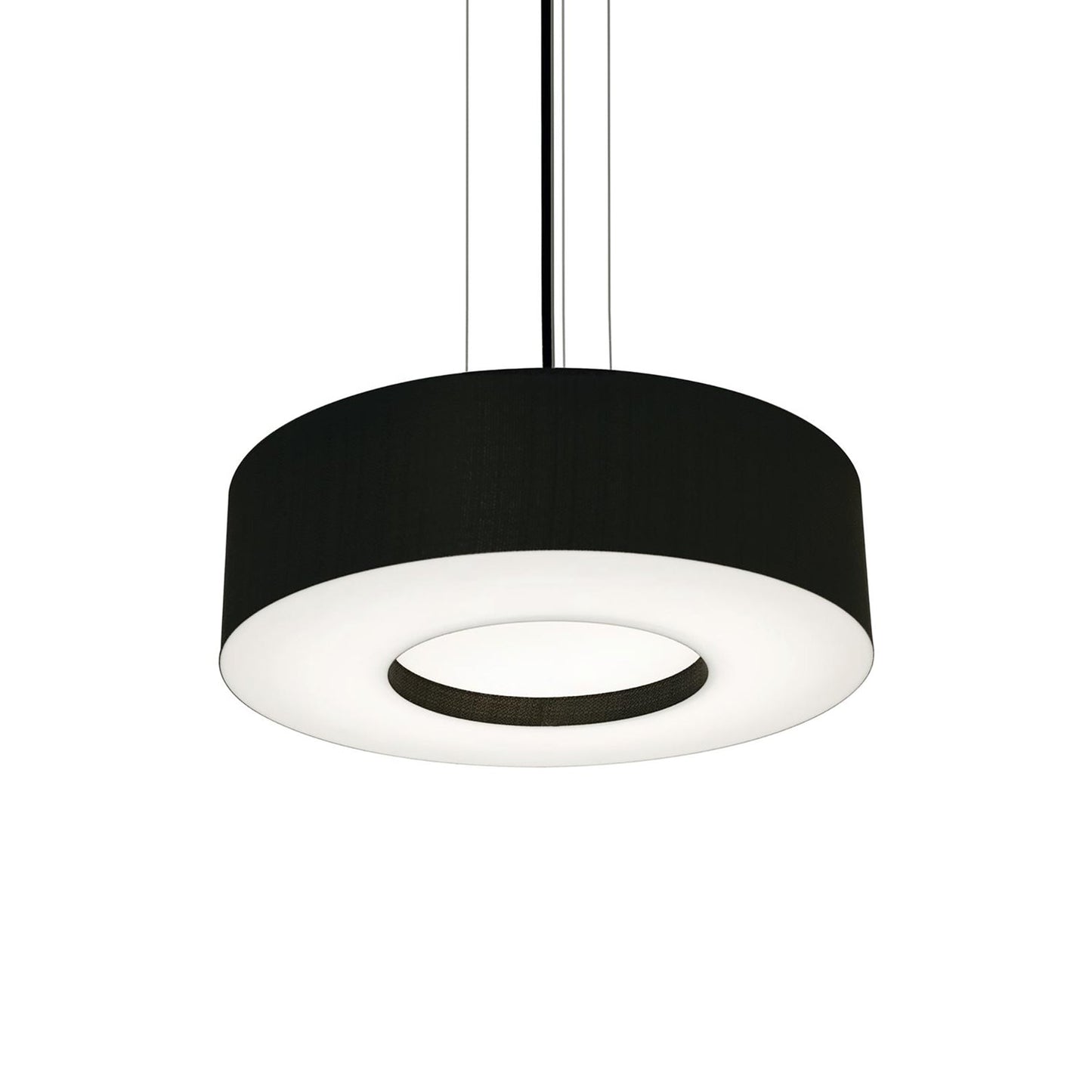 Montclair LED Pendant Light in Black/Black (19.25-Inch).