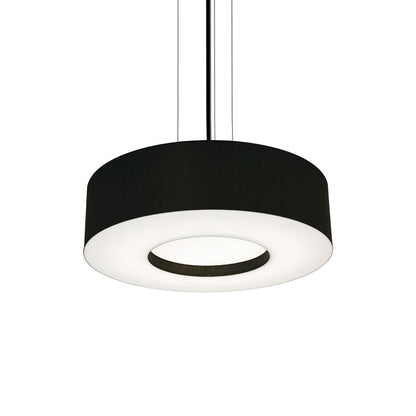 Montclair LED Pendant Light in Black/Black (19.25-Inch).