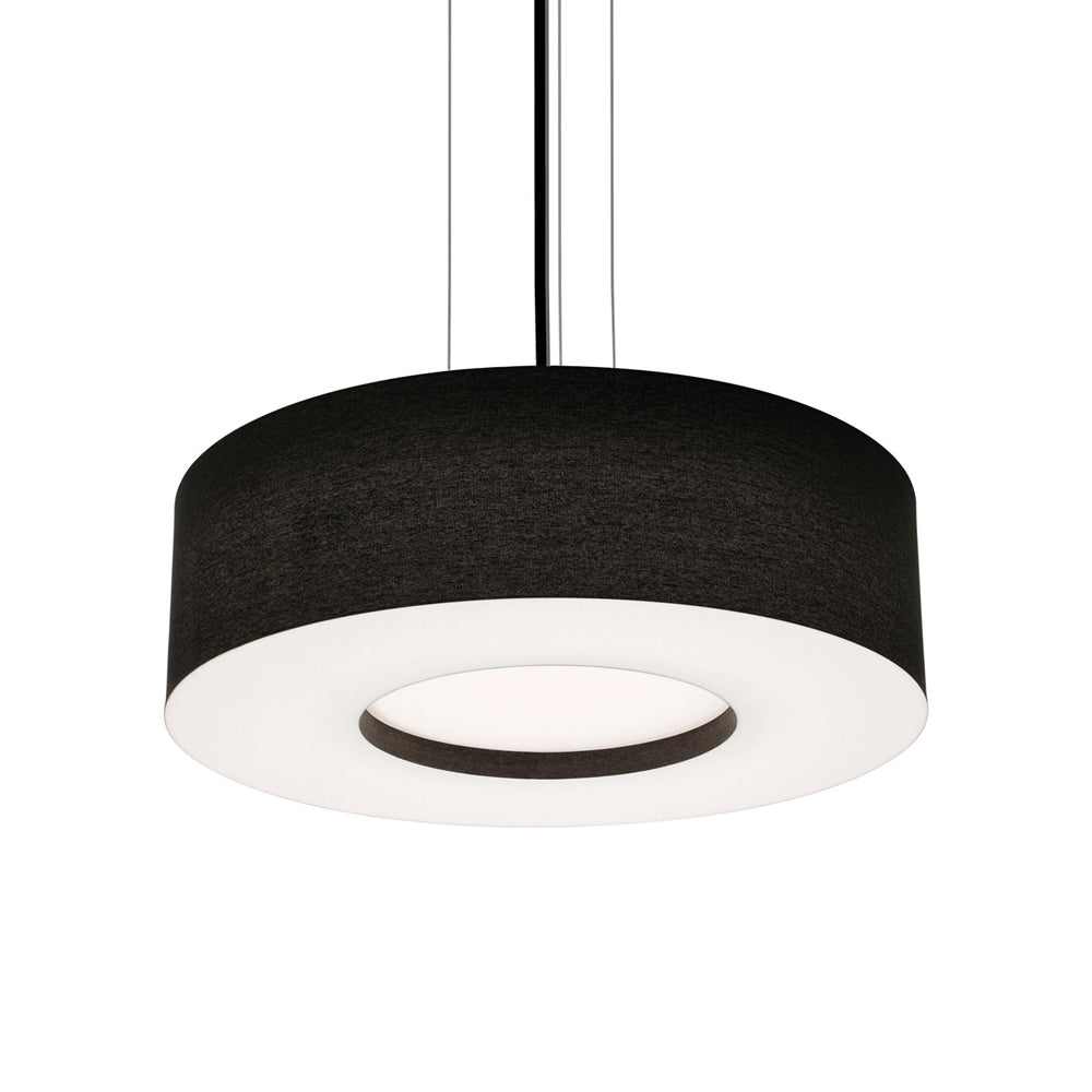 Montclair Pendant Light in Black/Black (24-Inch).