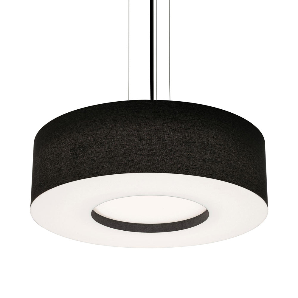 Montclair Pendant Light in Black/Black (30-Inch).