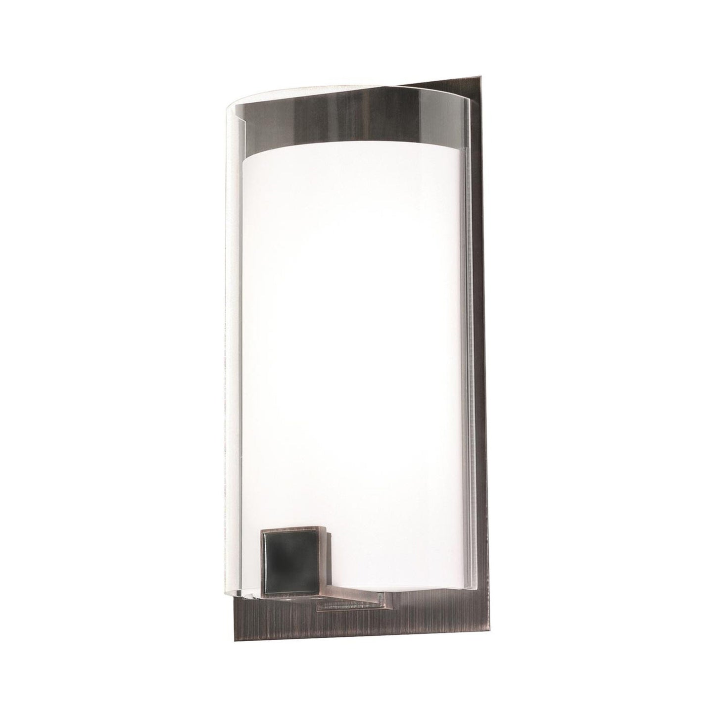 Nolan LED Wall Light in Oakley Bronze.