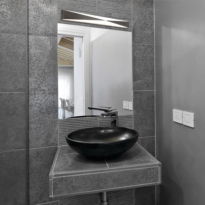 Novara LED Bath Vanity Light in bathroom.