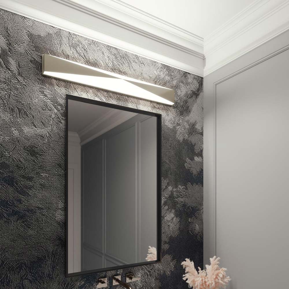 Novara LED Bath Vanity Light in bathroom.