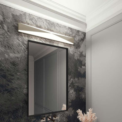 Novara LED Bath Vanity Light in bathroom.