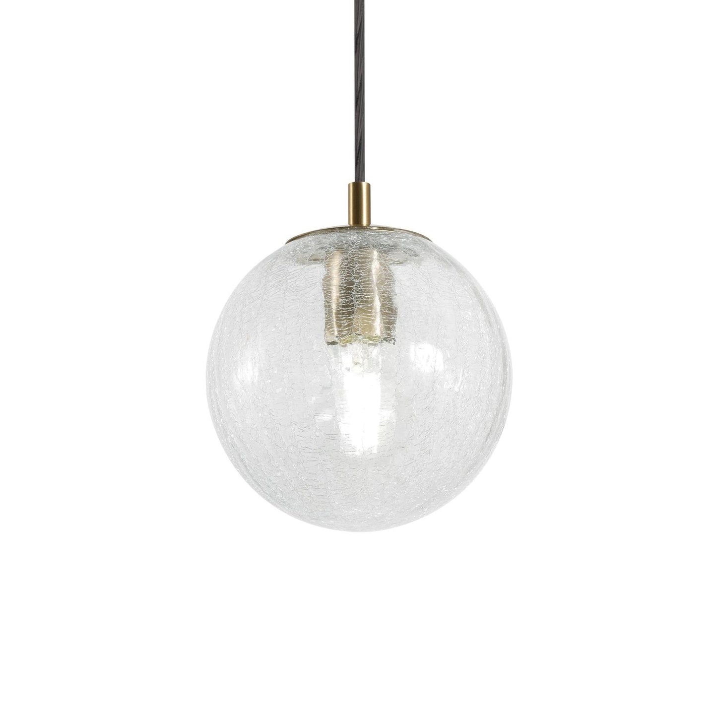 Palla Pendant Light in Light Antique Brass (7-Inch).