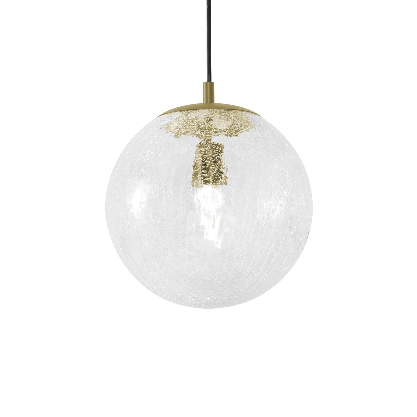 Palla Pendant Light in Light Antique Brass (9.5-Inch).