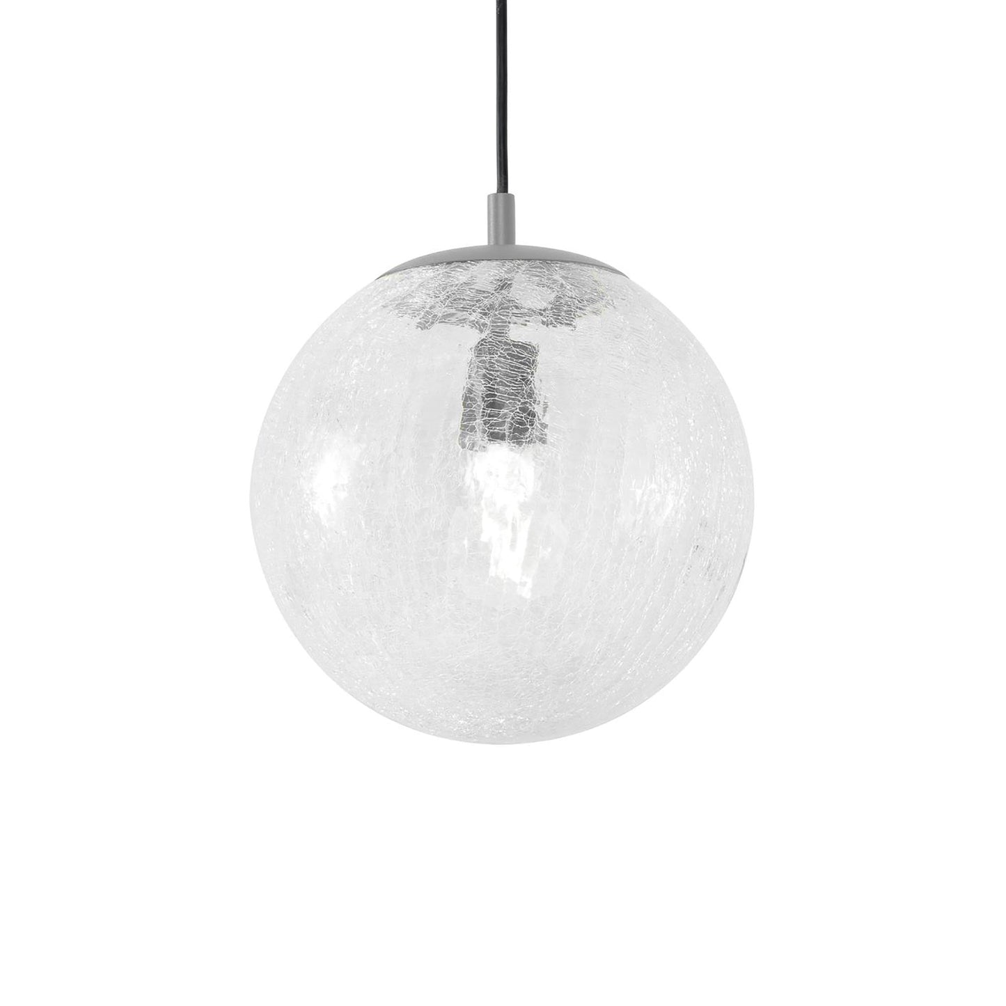 Palla Pendant Light in Satin Nickel (9.5-Inch).
