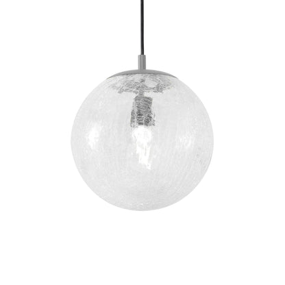 Palla Pendant Light in Satin Nickel (9.5-Inch).