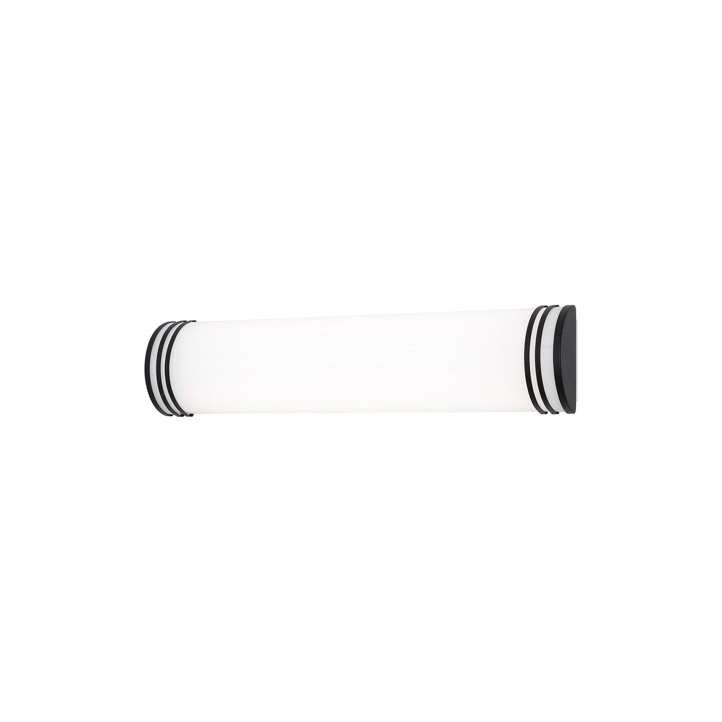 Palmer LED Vanity Wall Light in Black (Small).