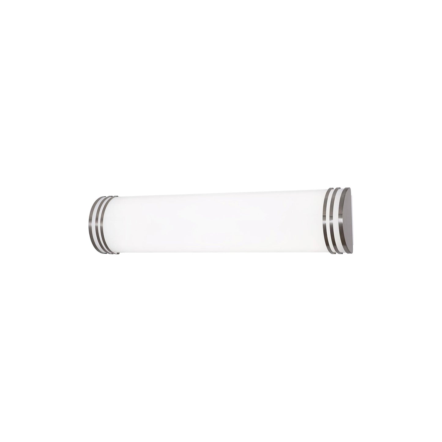 Palmer LED Vanity Wall Light in Satin Nickel (Small).