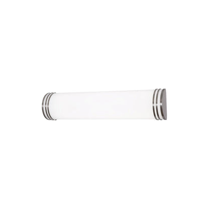 Palmer LED Vanity Wall Light in Satin Nickel (Small).