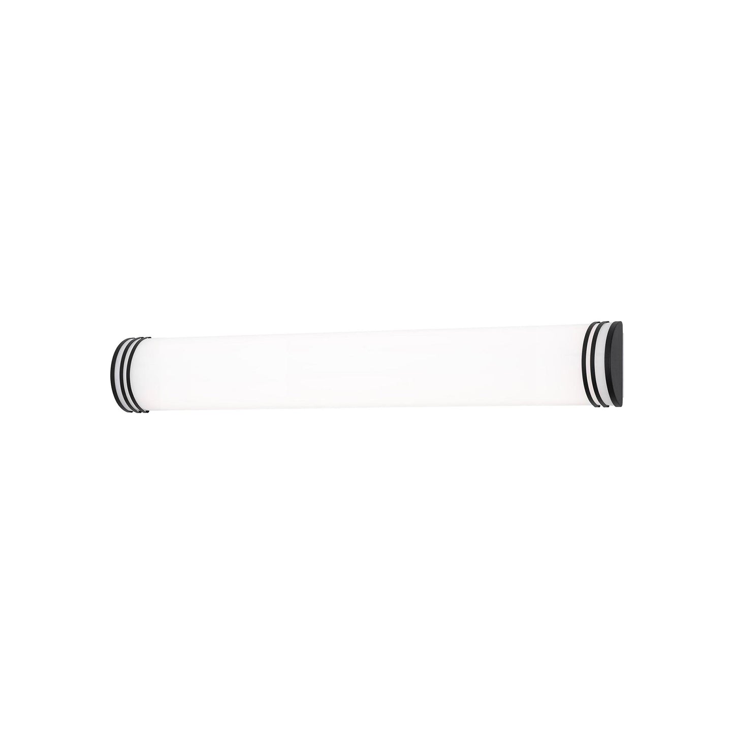 Palmer LED Vanity Wall Light in Black (Medium).