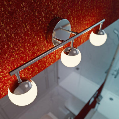 Pearl LED Bath Vanity Light in bathroom.