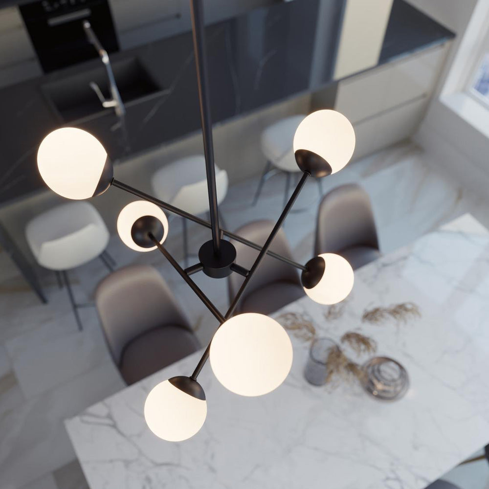 Pearl LED Pendant Light in dining room.