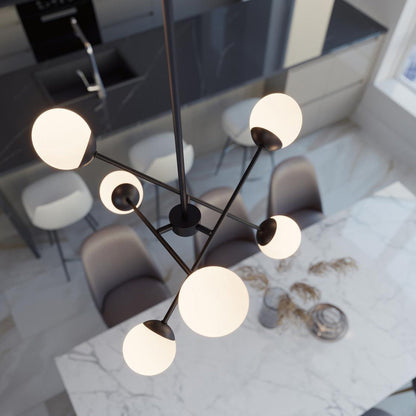 Pearl LED Pendant Light in dining room.
