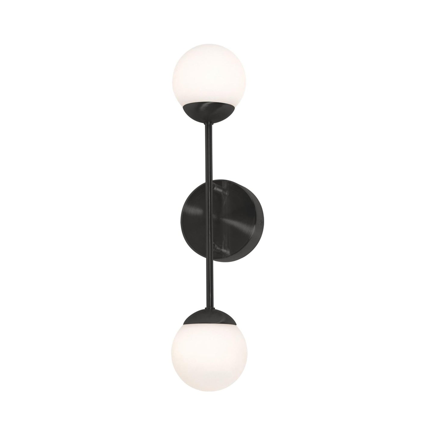 Pearl LED Wall Light in Black.