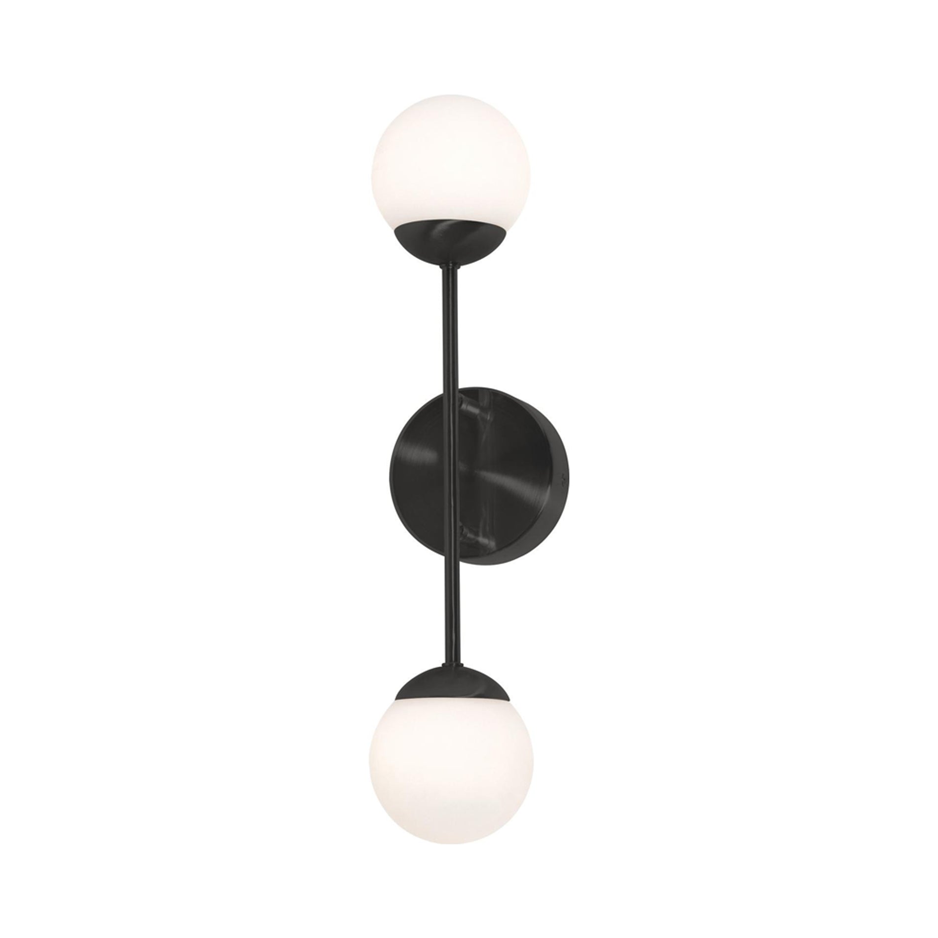 Pearl LED Wall Light in Black.