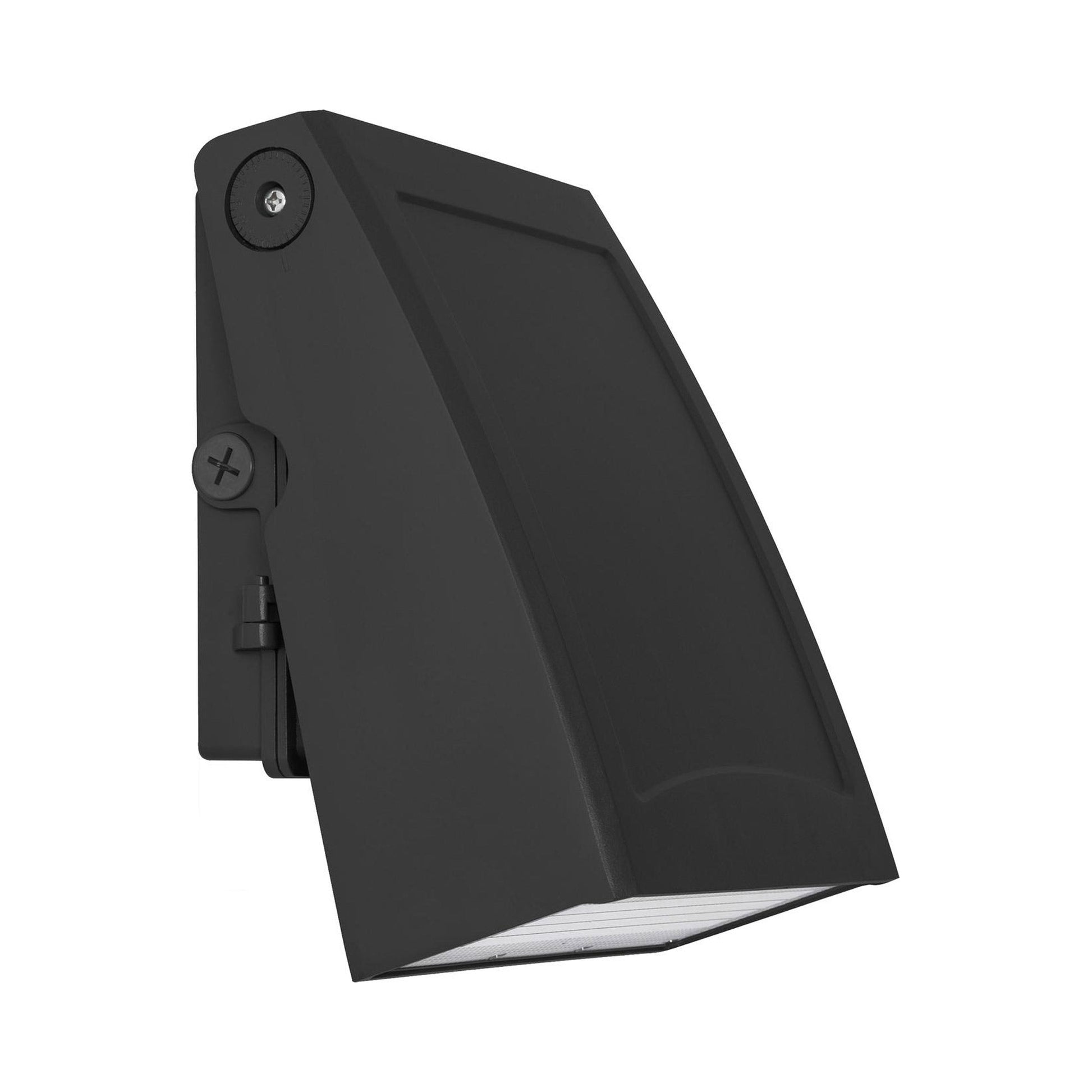 Poly Outdoor LED Wall Light in Black (8-Inch).