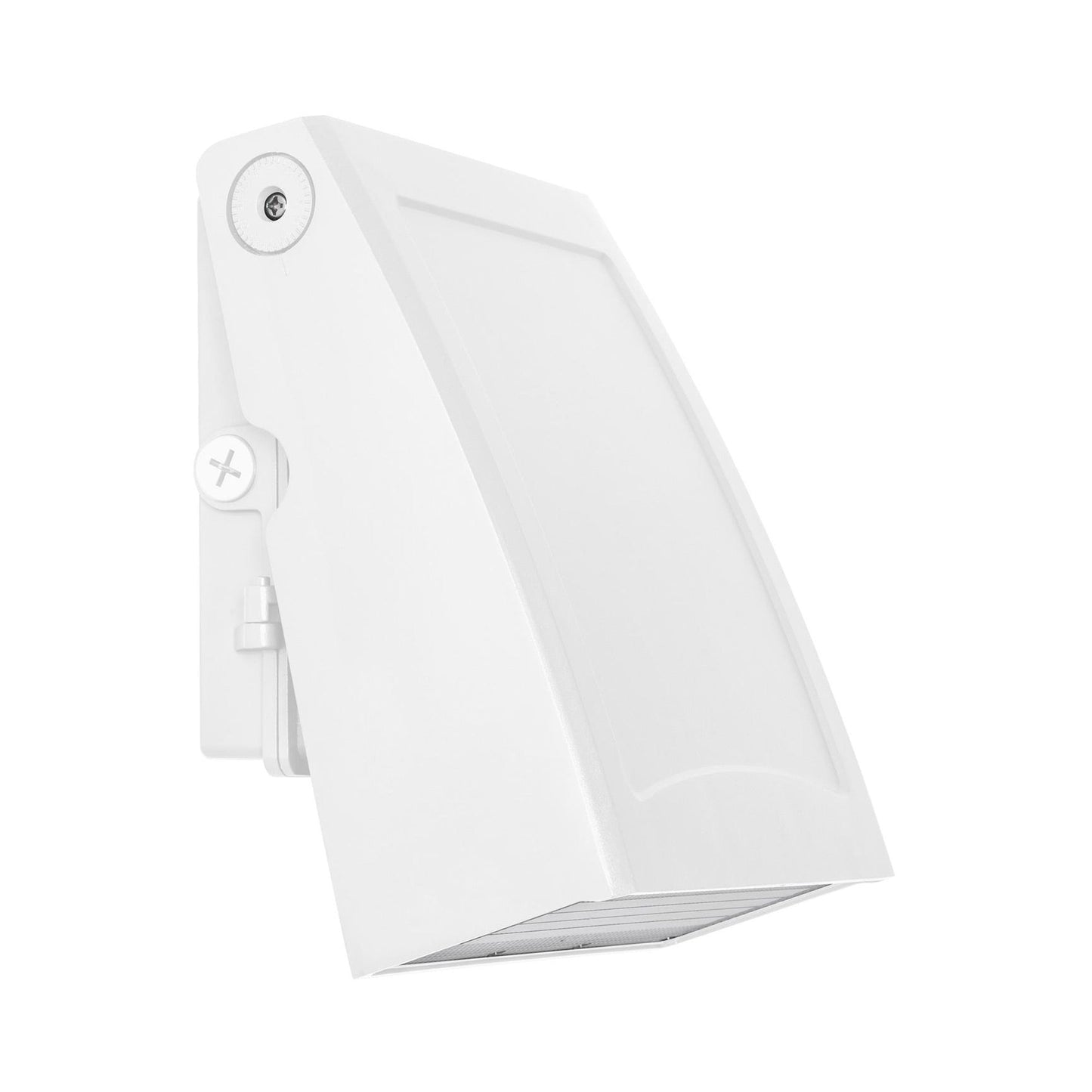 Poly Outdoor LED Wall Light in White (8-Inch).