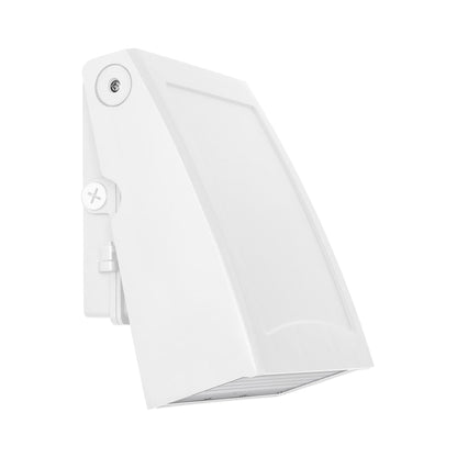Poly Outdoor LED Wall Light in White (8-Inch).