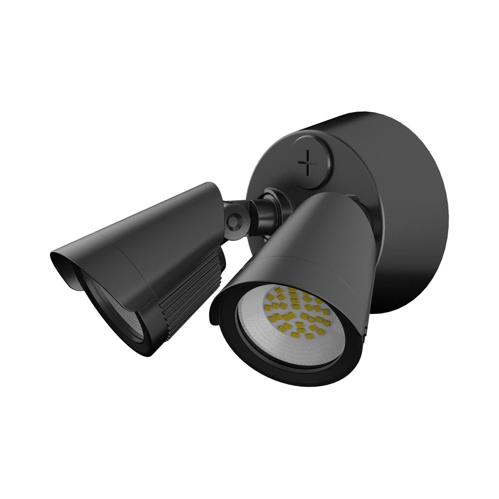 Pratt Outdoor LED Wall Light in Black.
