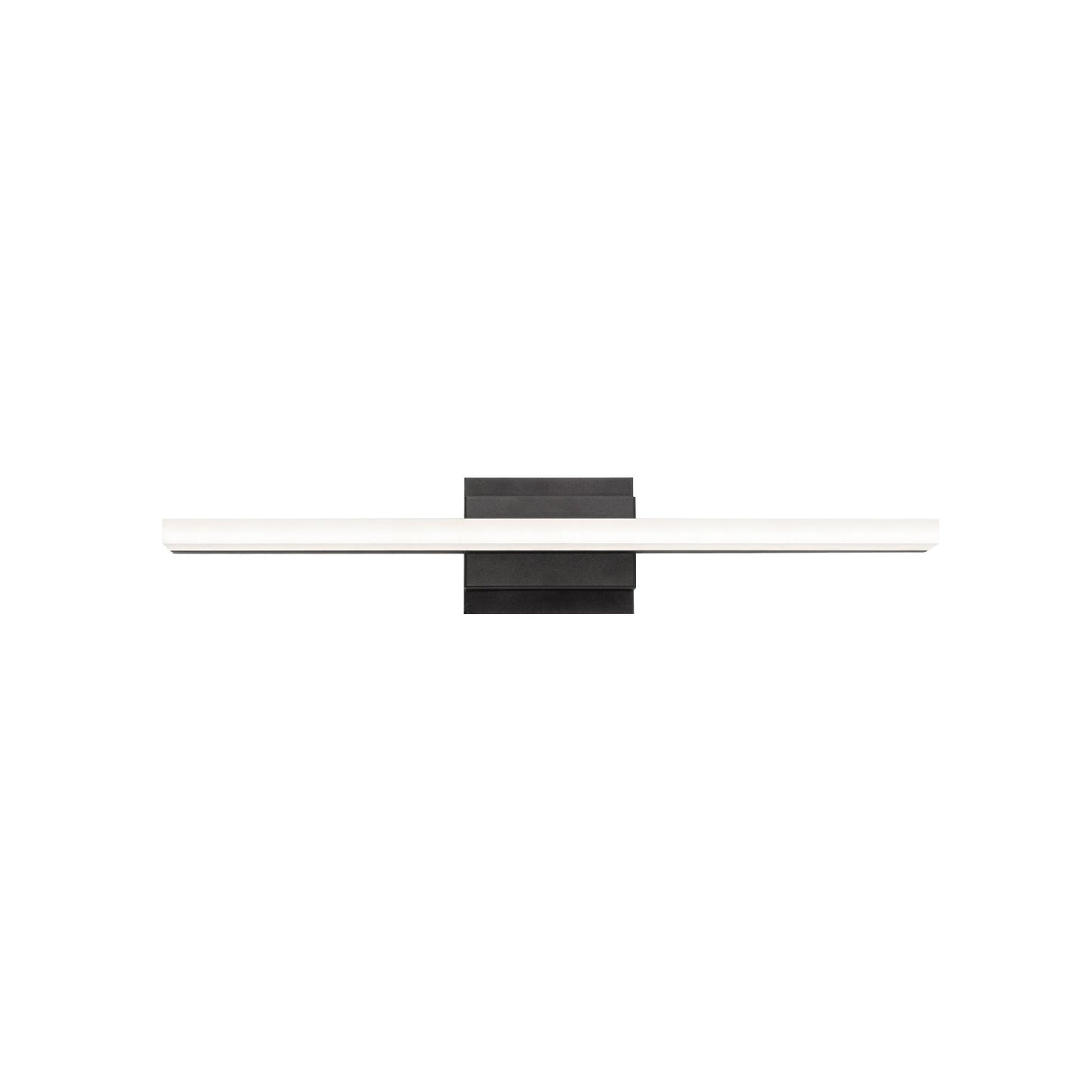 Ramona LED Bath Vanity Light in Black (24-Inch).