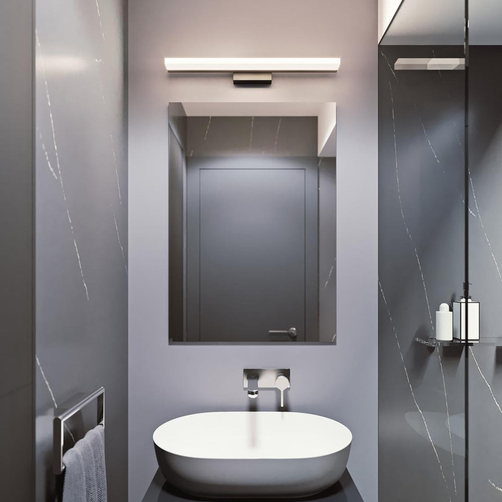 Ramona LED Bath Vanity Light in bathroom.