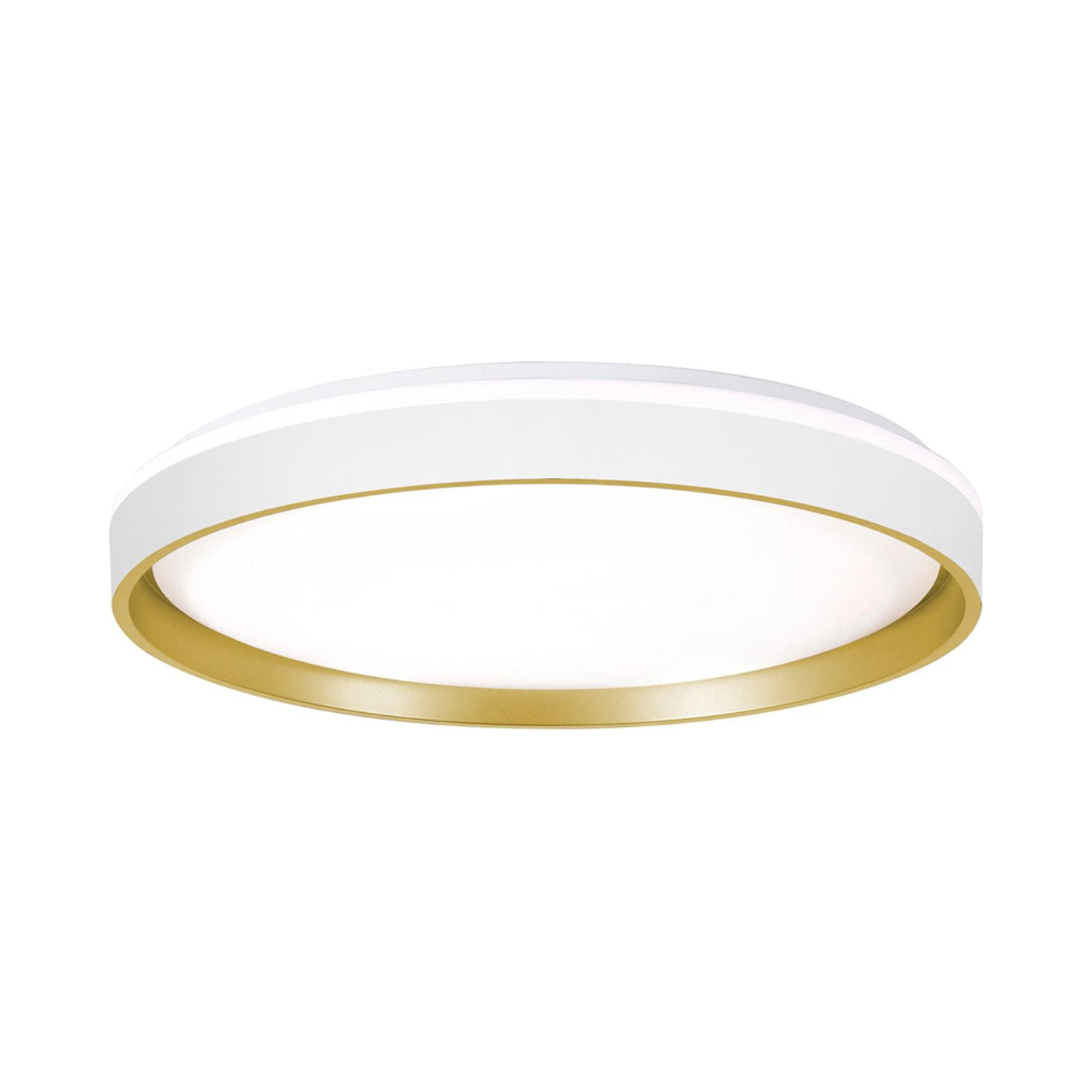 Rana LED Flush Mount Ceiling Light in White (19-Inch).