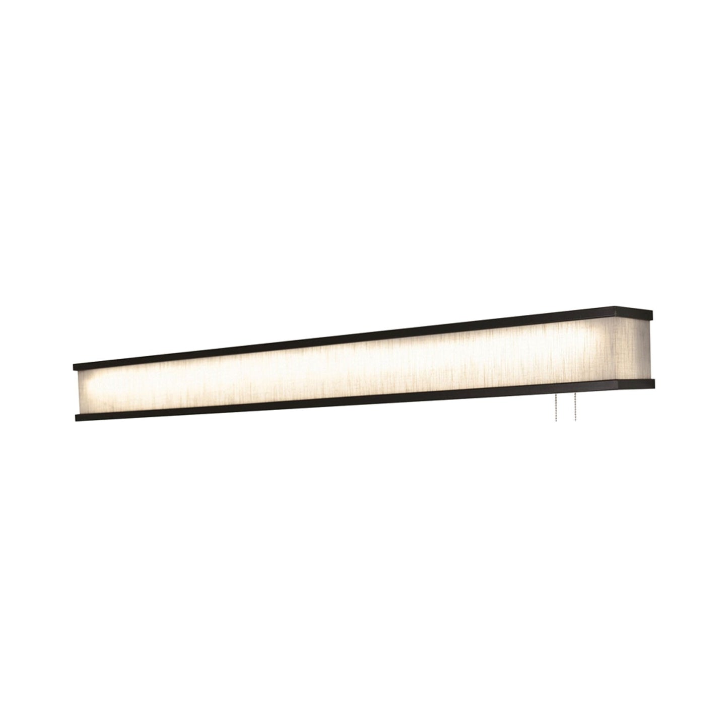 Randolph LED Overbed Wall Light in Jute/Oil-Rubbed Bronze (50-Inch).