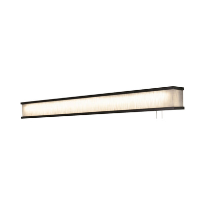 Randolph LED Overbed Wall Light in Jute/Oil-Rubbed Bronze (50-Inch).